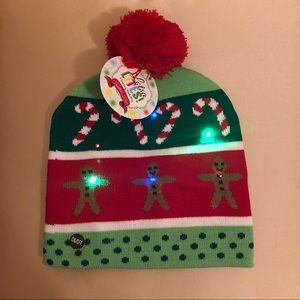 Lotsa Lites Flashing Holiday Knitted Hat